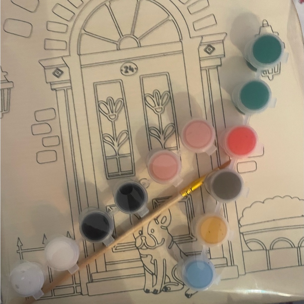 Art 101 Gallery Paint Your Own Wood Wall Art – Cute Dog Design